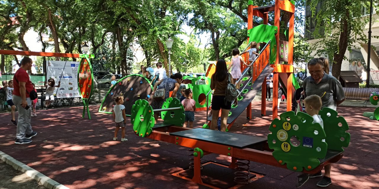 EU Parkocska: Megújult a központi játszótér Szabadkán