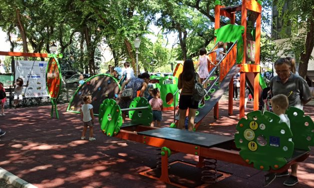 EU Parkocska: Megújult a központi játszótér Szabadkán