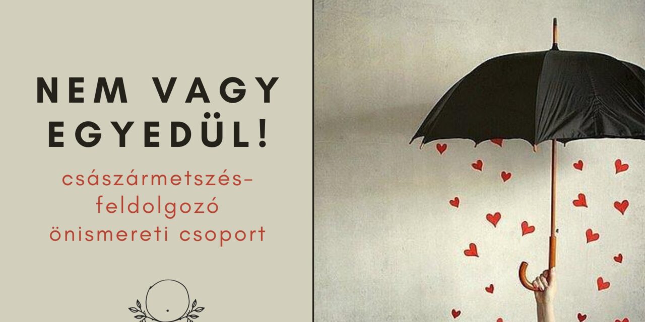 Császármetszés-feldolgozó önismereti csoport Zentán